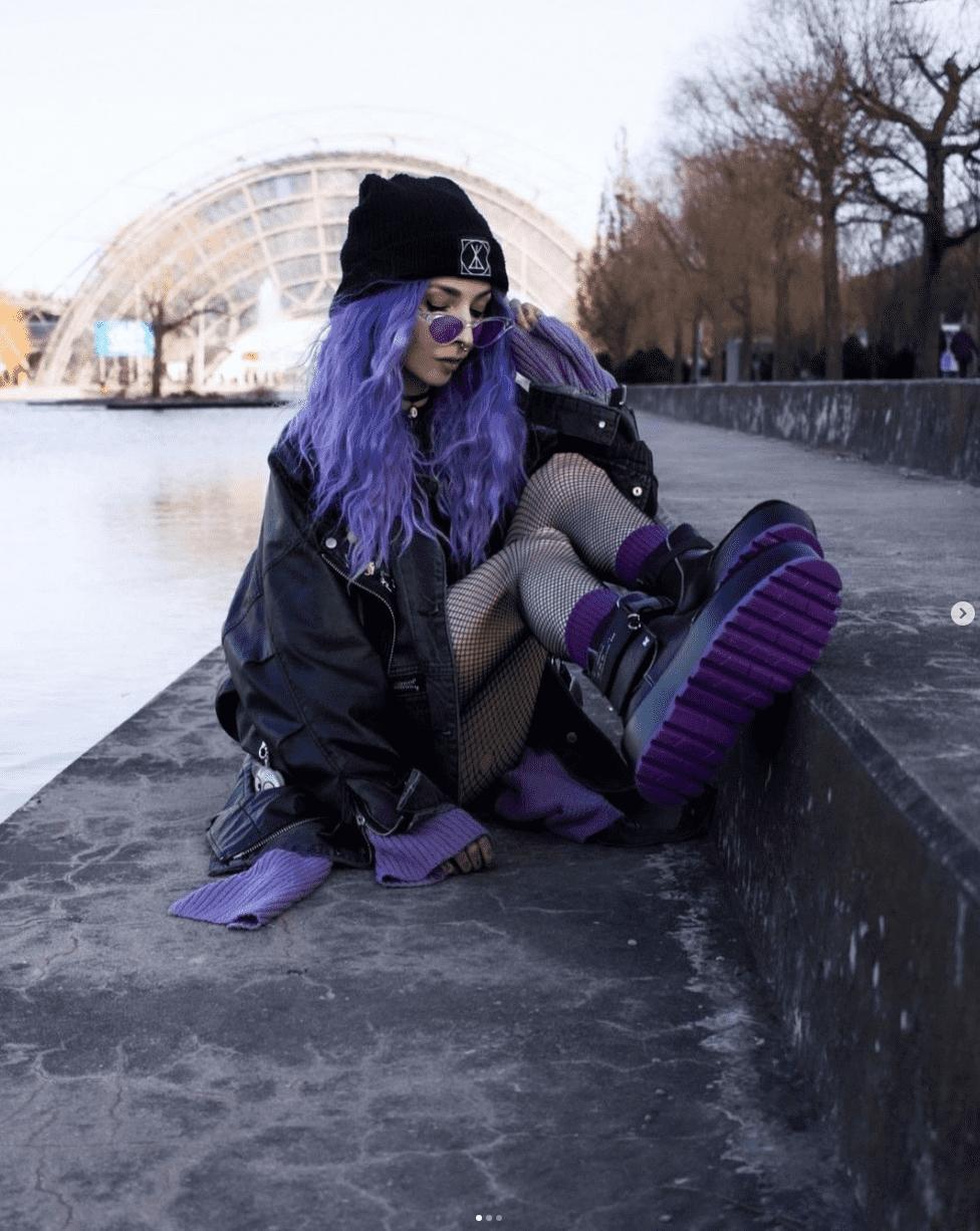 Kimiperi wearing Fresh and slay geek fashion runway