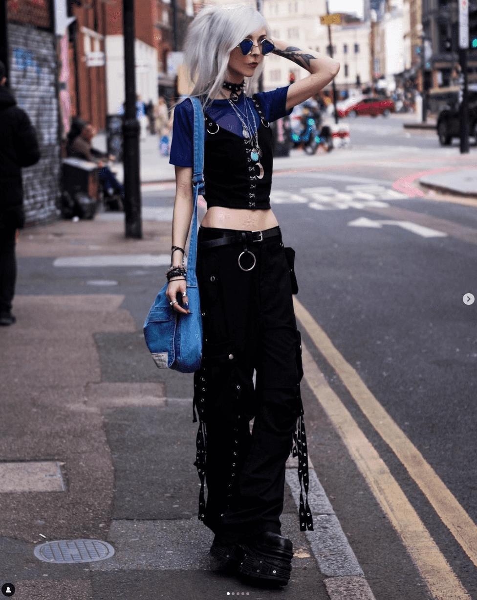 Kimiperi Fashion influencer Grunge fashion collection