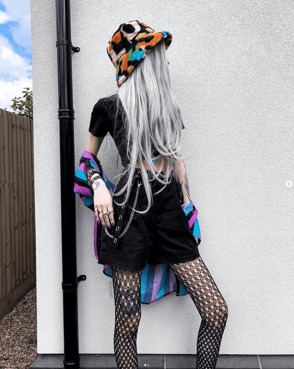 Kimiperi wearing Fresh and slay geek fashion christoph