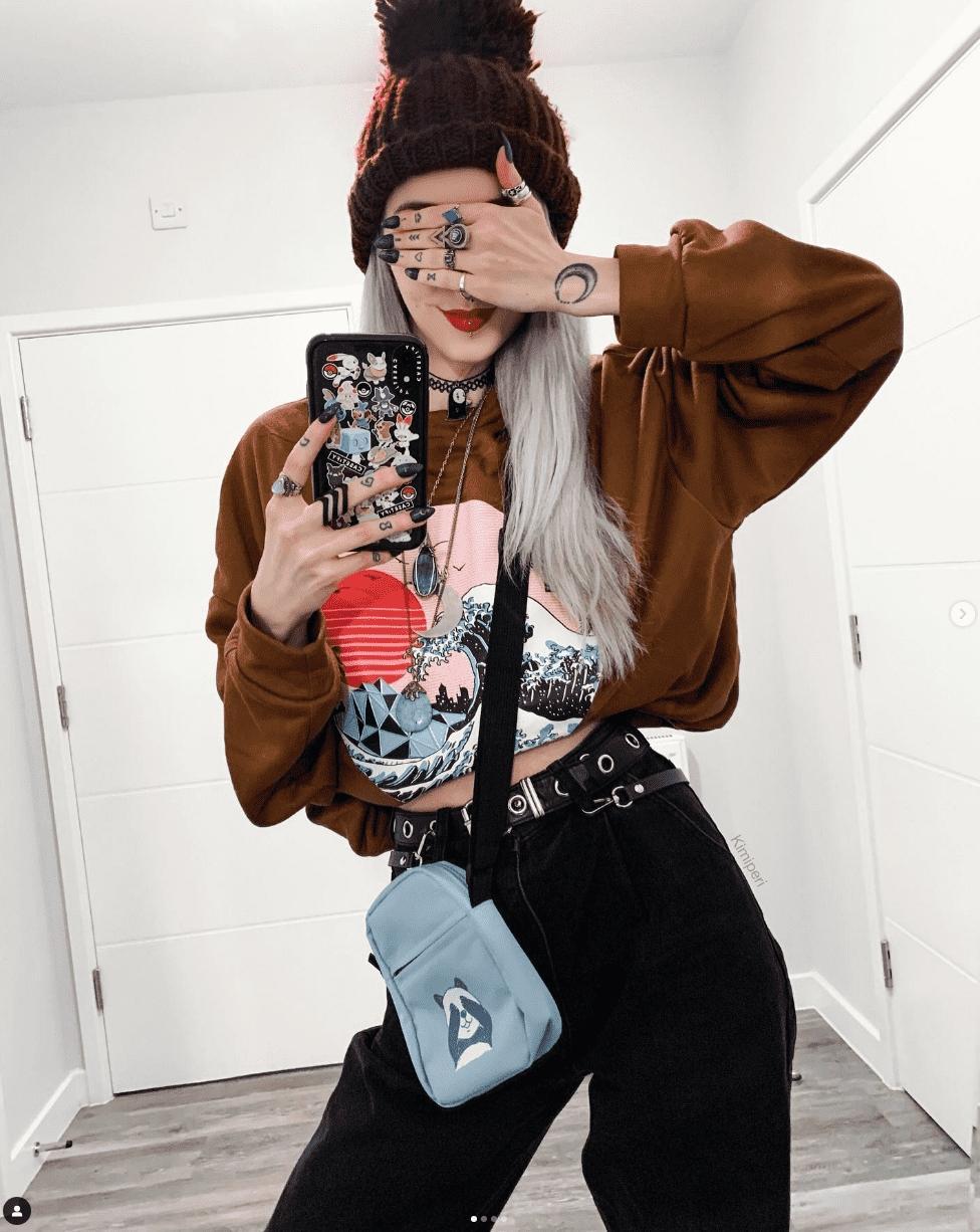 Kimiperi wearing Outfit instagram